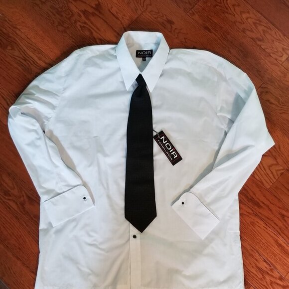 NWT Formal shirt with tie, 17-17.5 XL - Picture 1 of 10